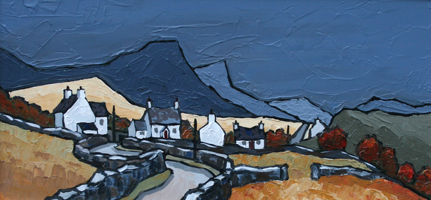 DAVID BARNES - autumn beyond pentre